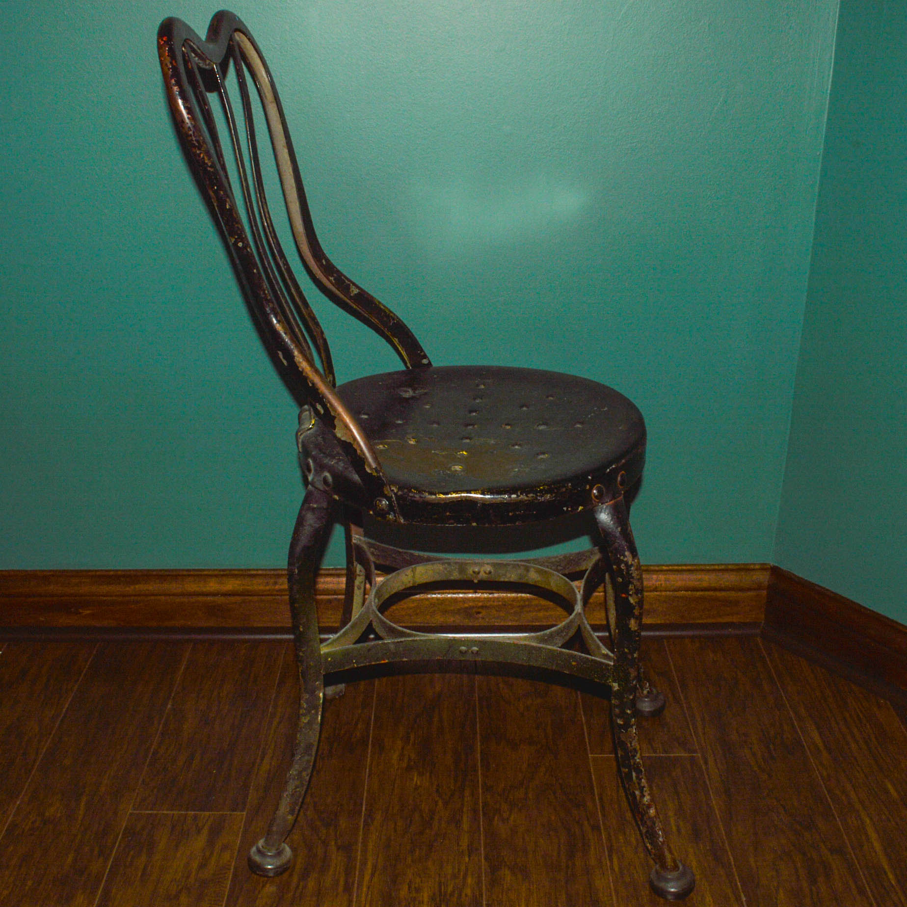 Mid-Century Metal Dining Chair