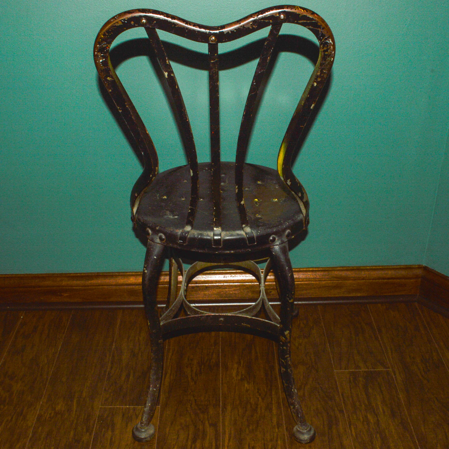 Mid-Century Metal Dining Chair