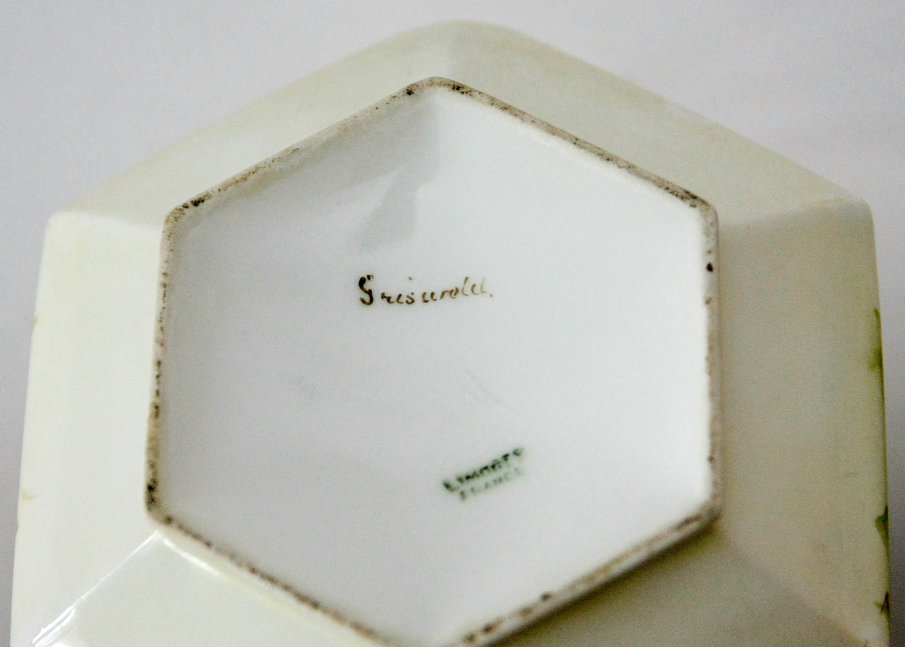 Assortment of Cups with a Cream and Sugar Set featuring Haviland