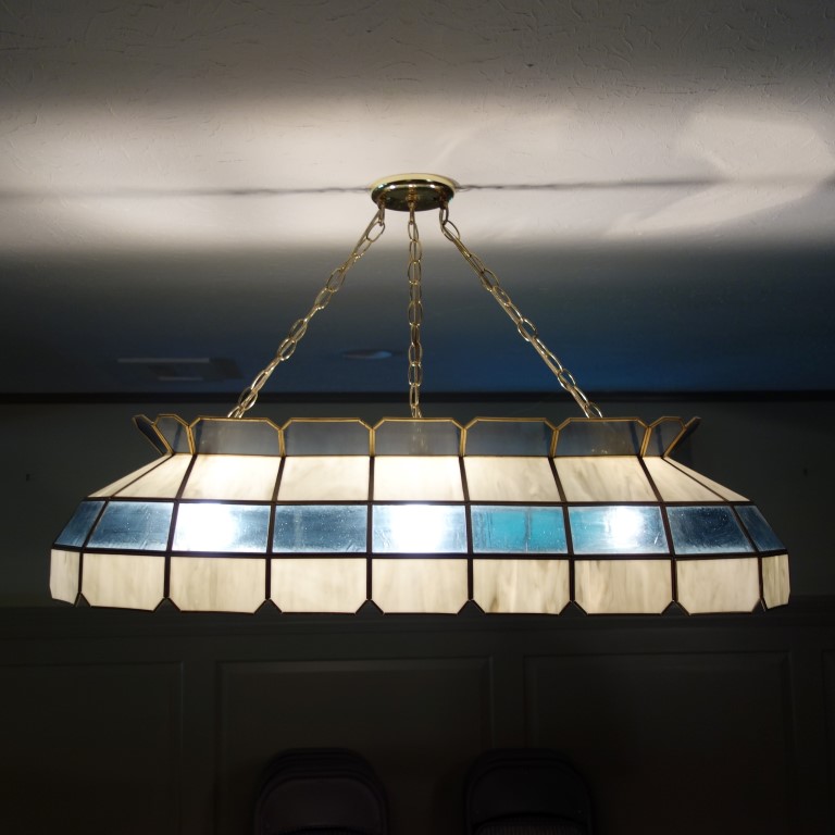 Stained Glass Pool Table Light
