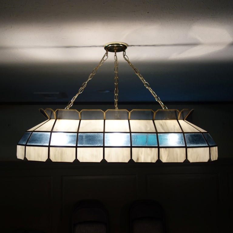 Stained Glass Pool Table Light
