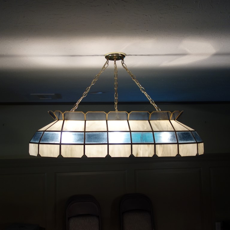 Stained Glass Pool Table Light