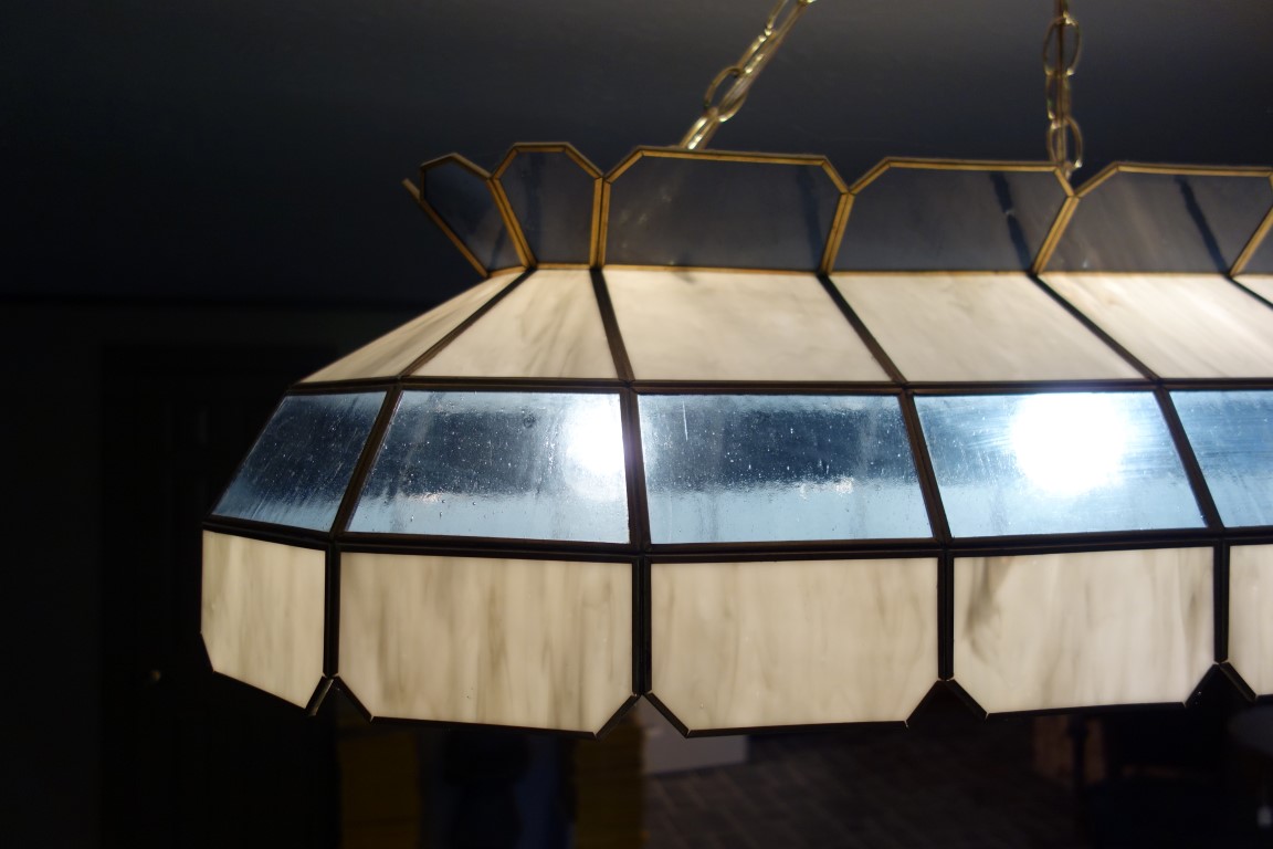 Stained Glass Pool Table Light