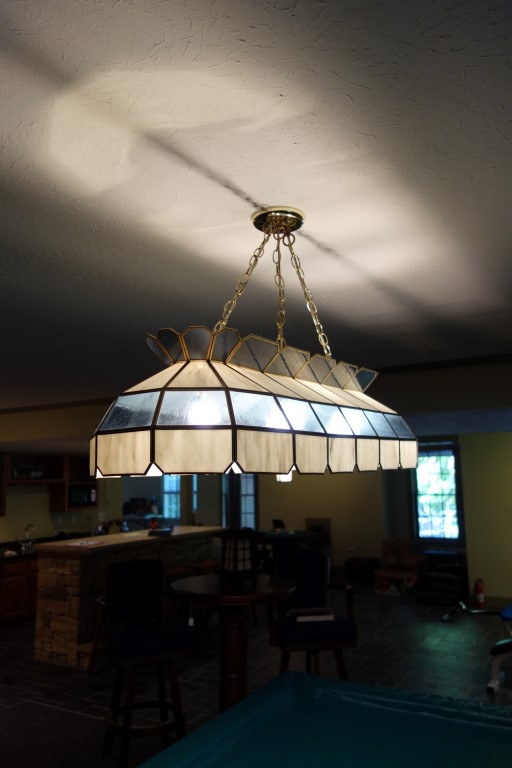 Stained Glass Pool Table Light