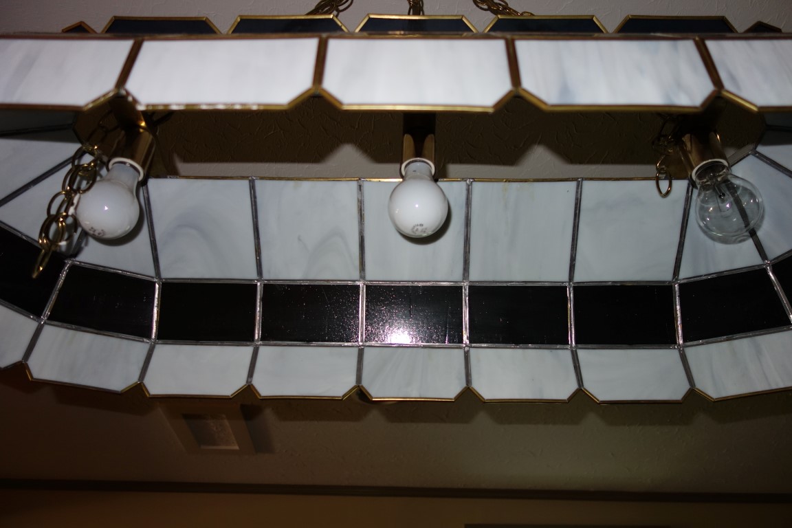 Stained Glass Pool Table Light