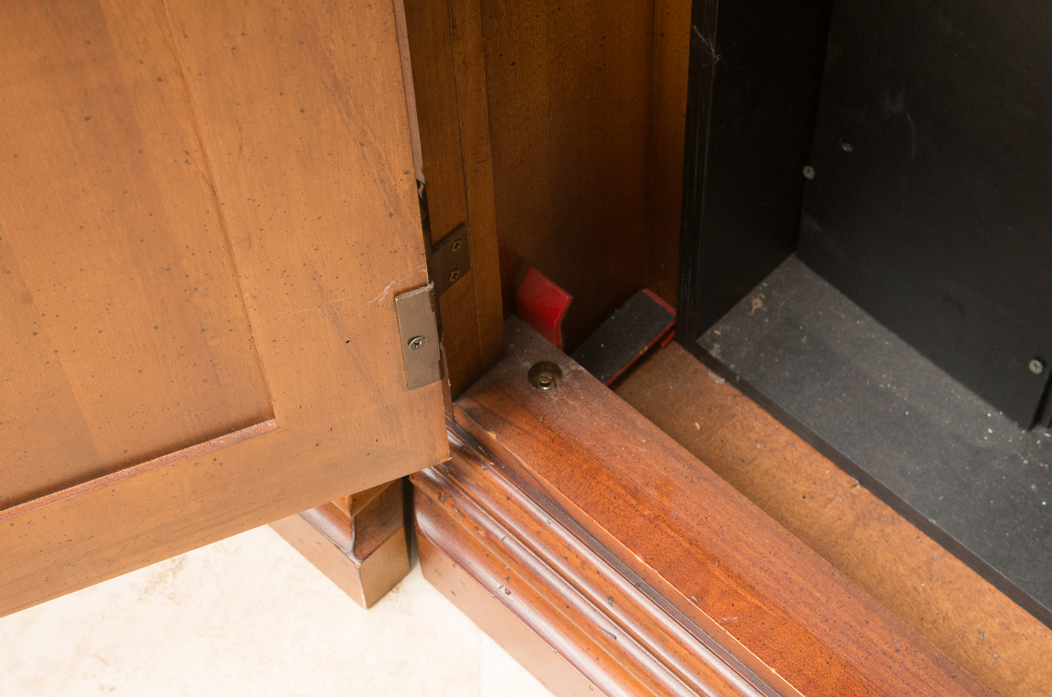 Stanley Furniture Company Wood Entertainment Center with TV