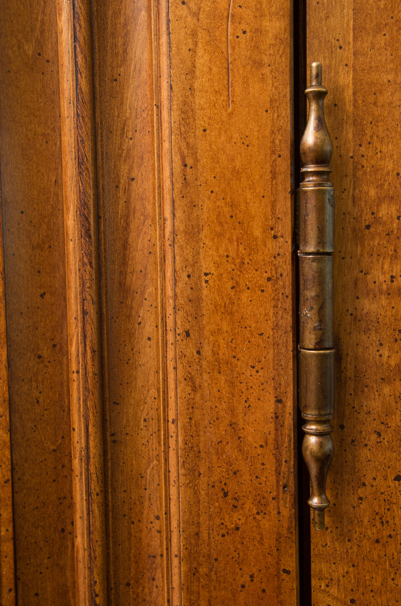 Stanley Furniture Company Wood Entertainment Center with TV