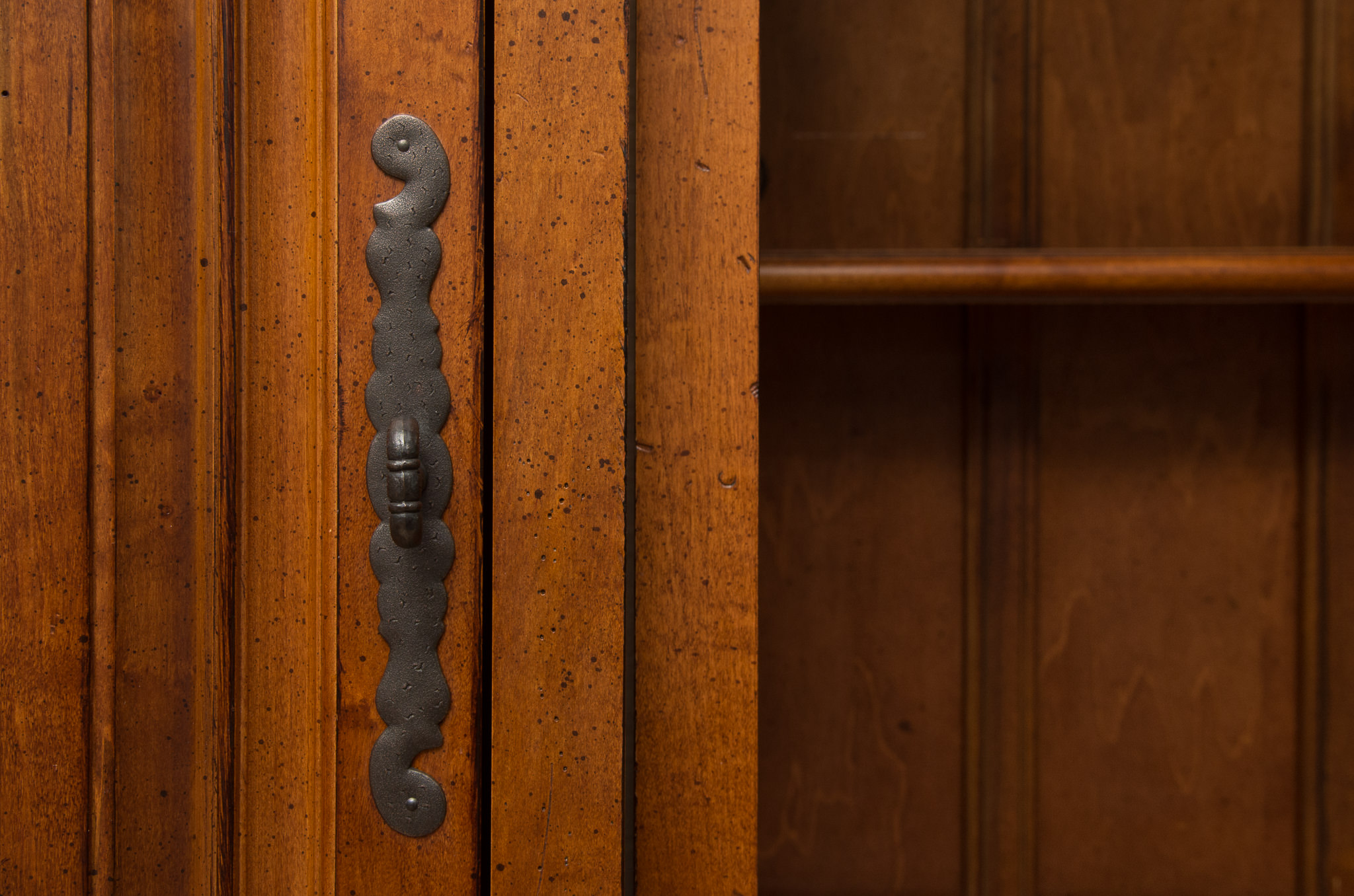 Stanley Furniture Company Wood Entertainment Center with TV