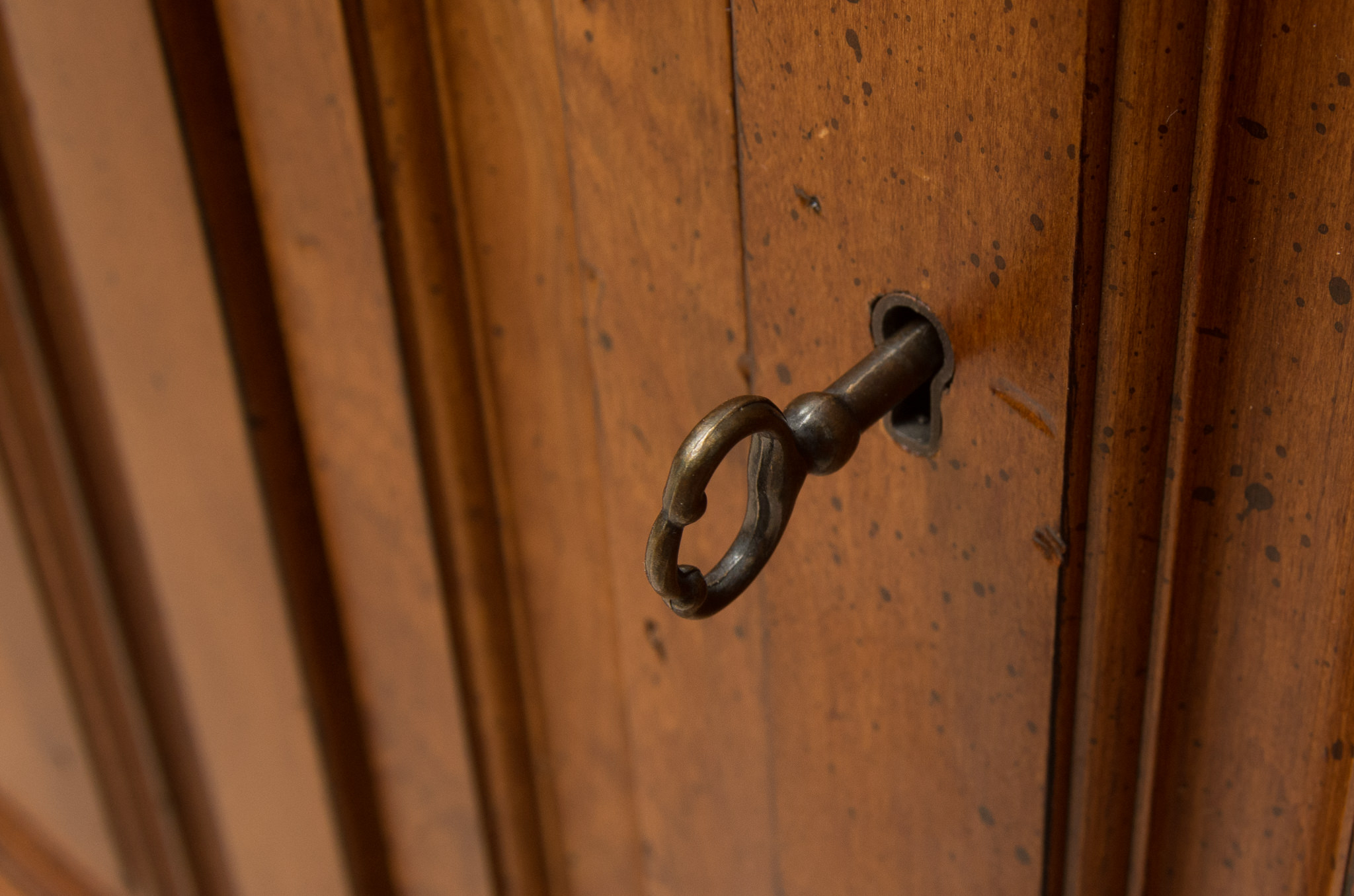 Stanley Furniture Company Wood Entertainment Center with TV