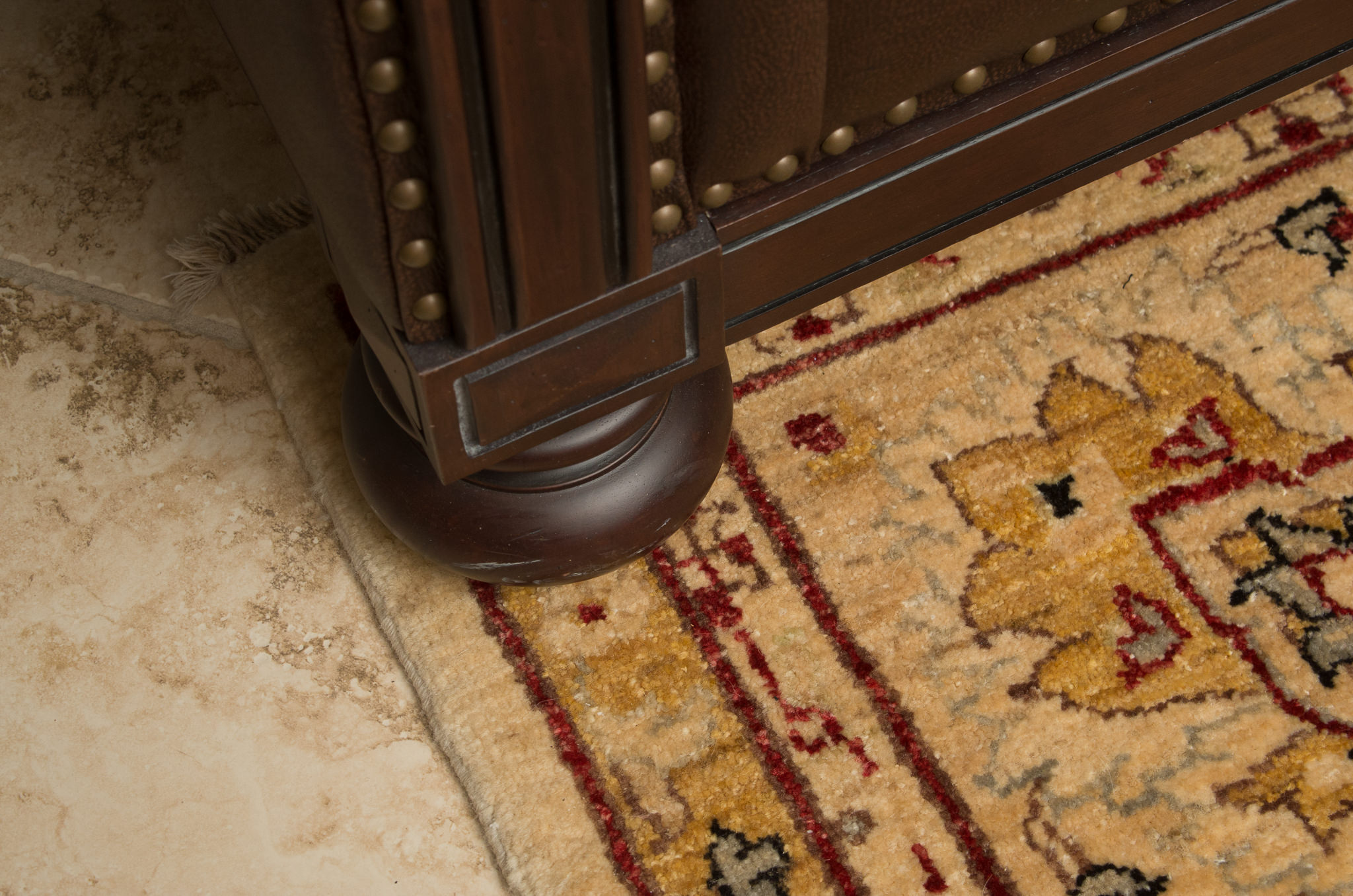 Bernhardt Leather Sofa