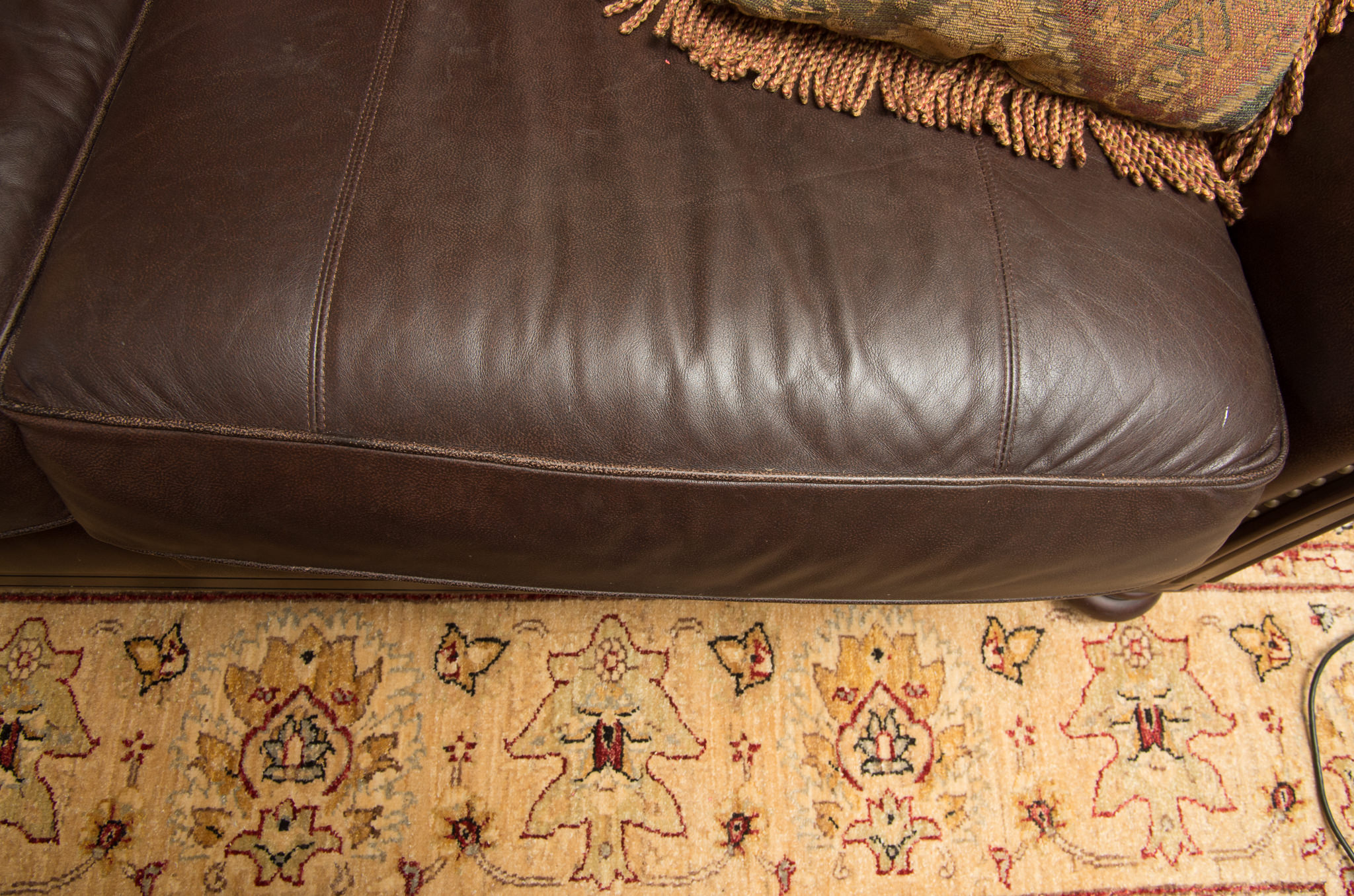 Bernhardt Leather Sofa