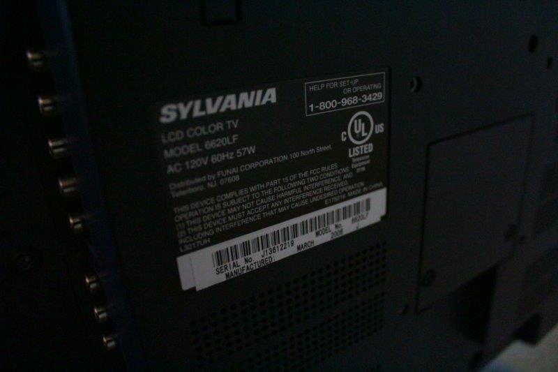 Sylvania 20" Flat Screen Television