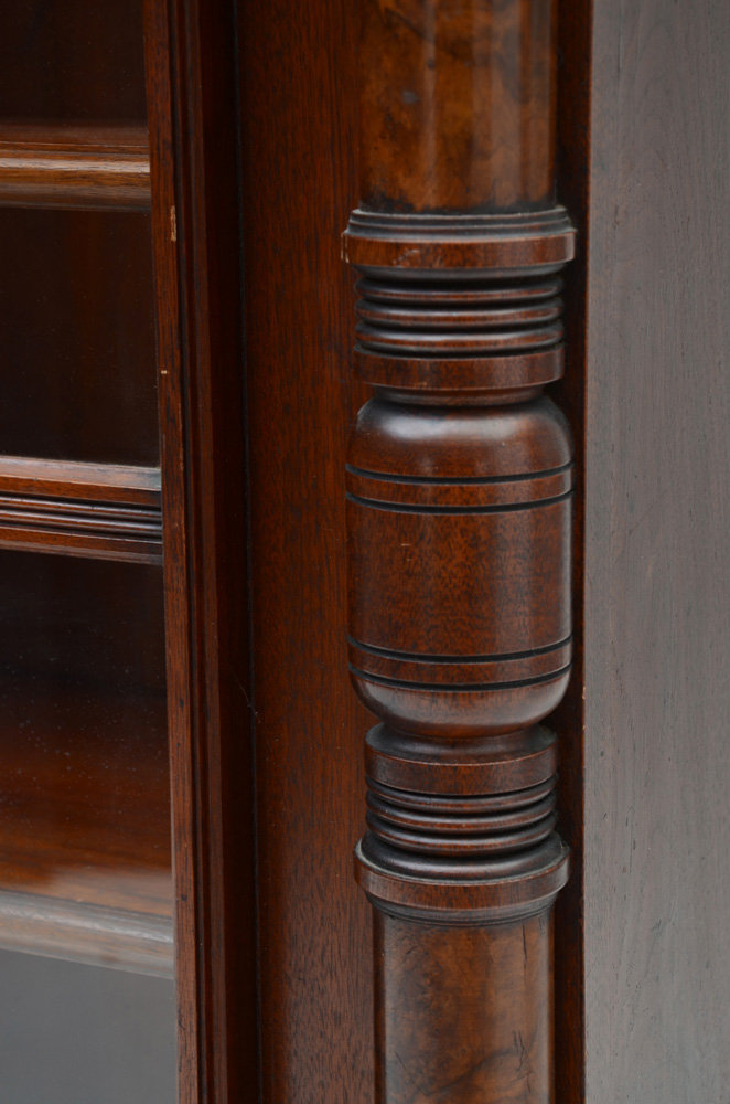 Victorian Eastlake Walnut Bookcase