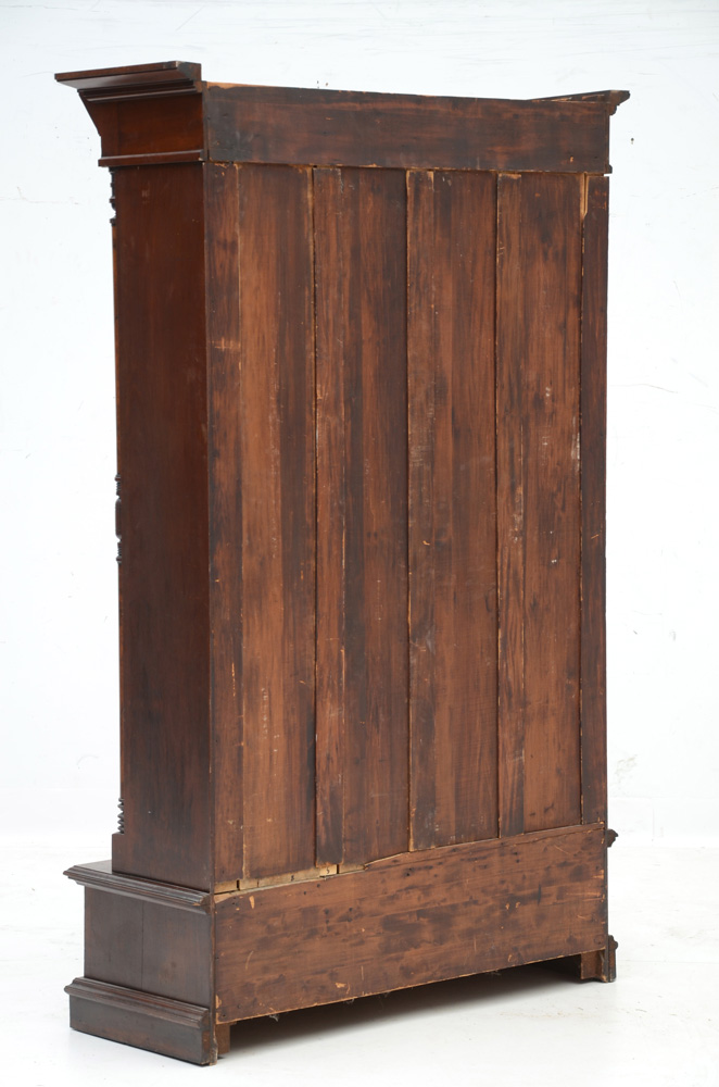 Victorian Eastlake Walnut Bookcase