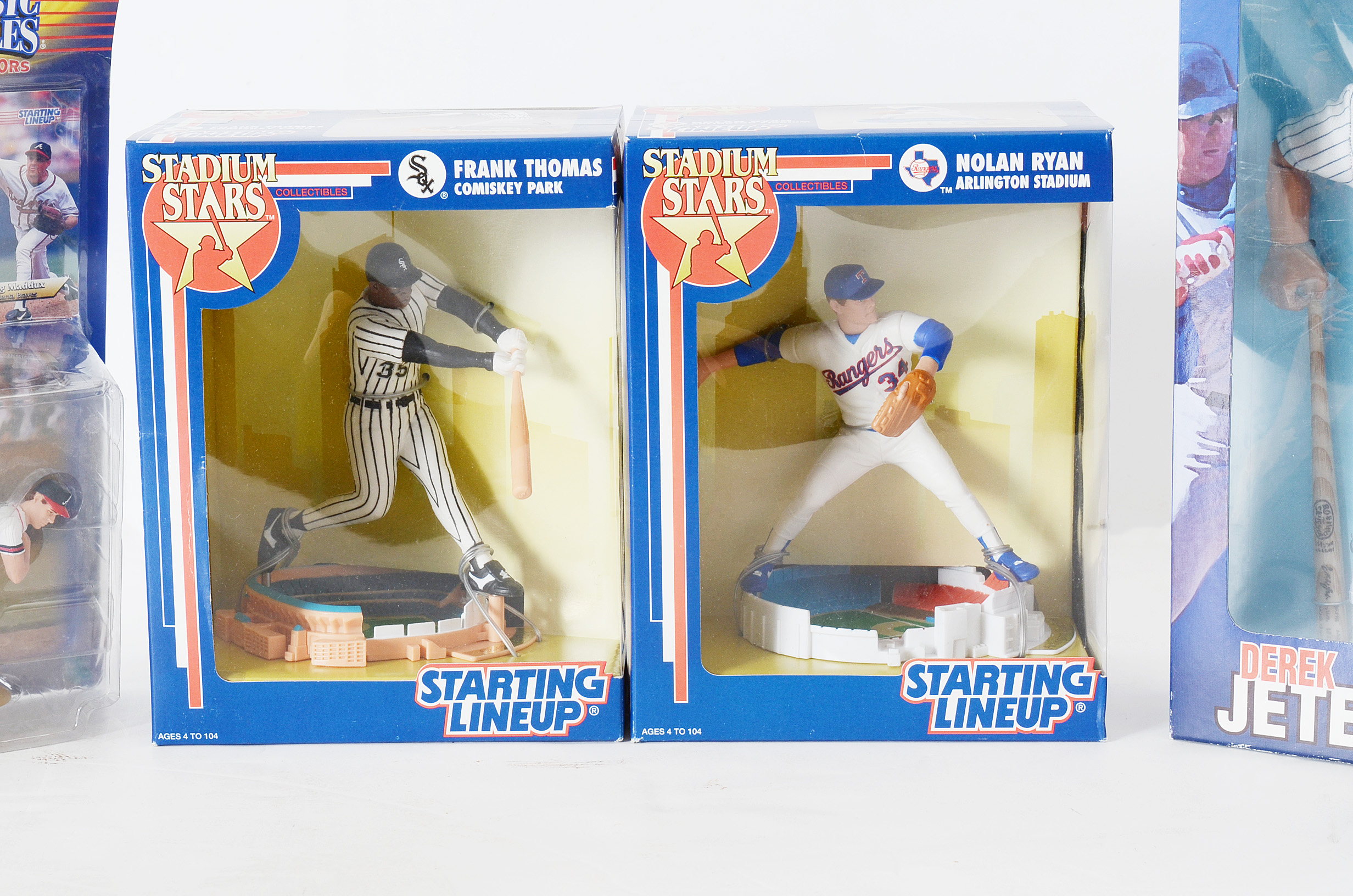 Collection Of Kenner Starting Line-Up Boxed Baseball Figures