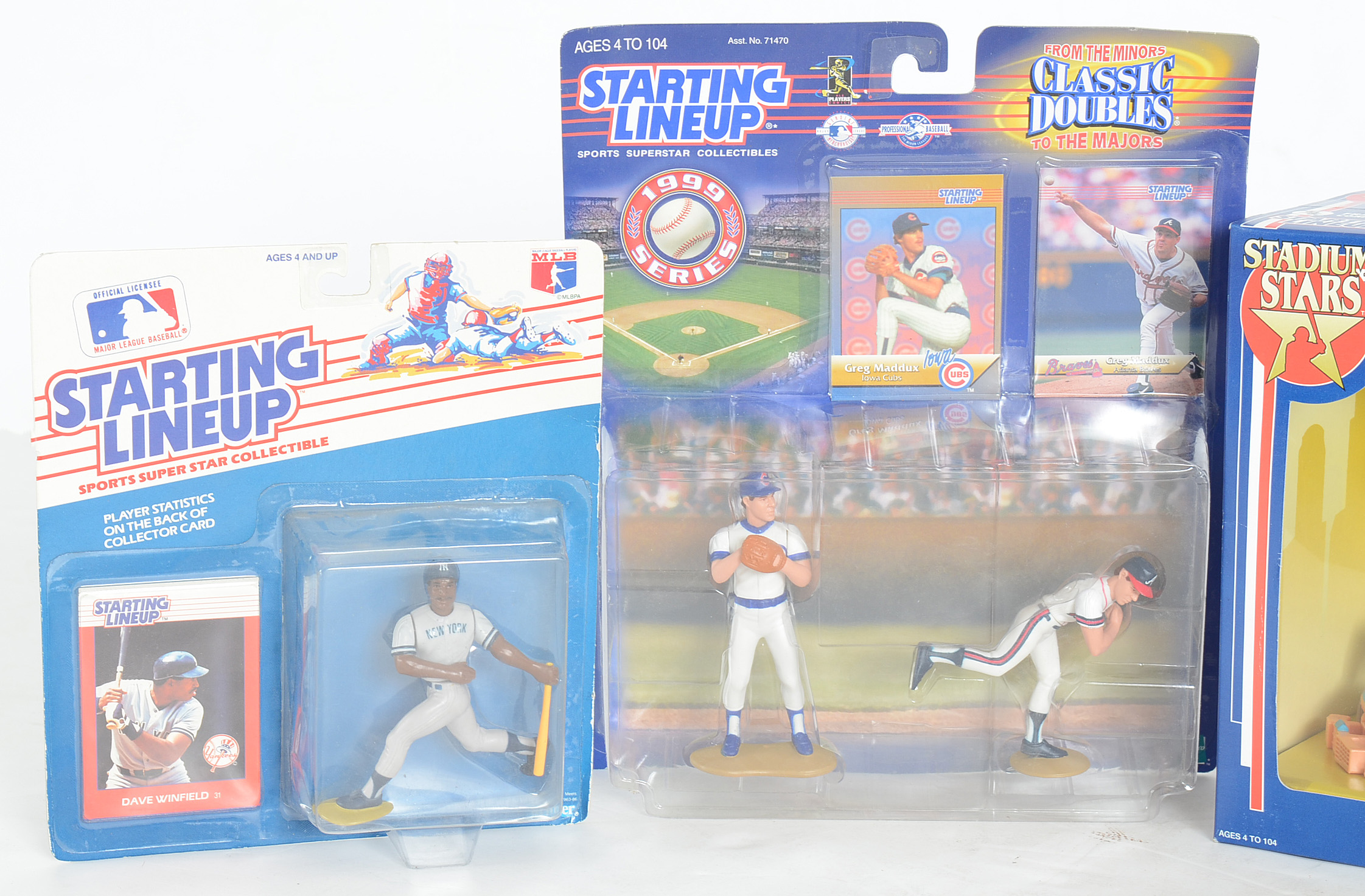 Collection Of Kenner Starting Line-Up Boxed Baseball Figures