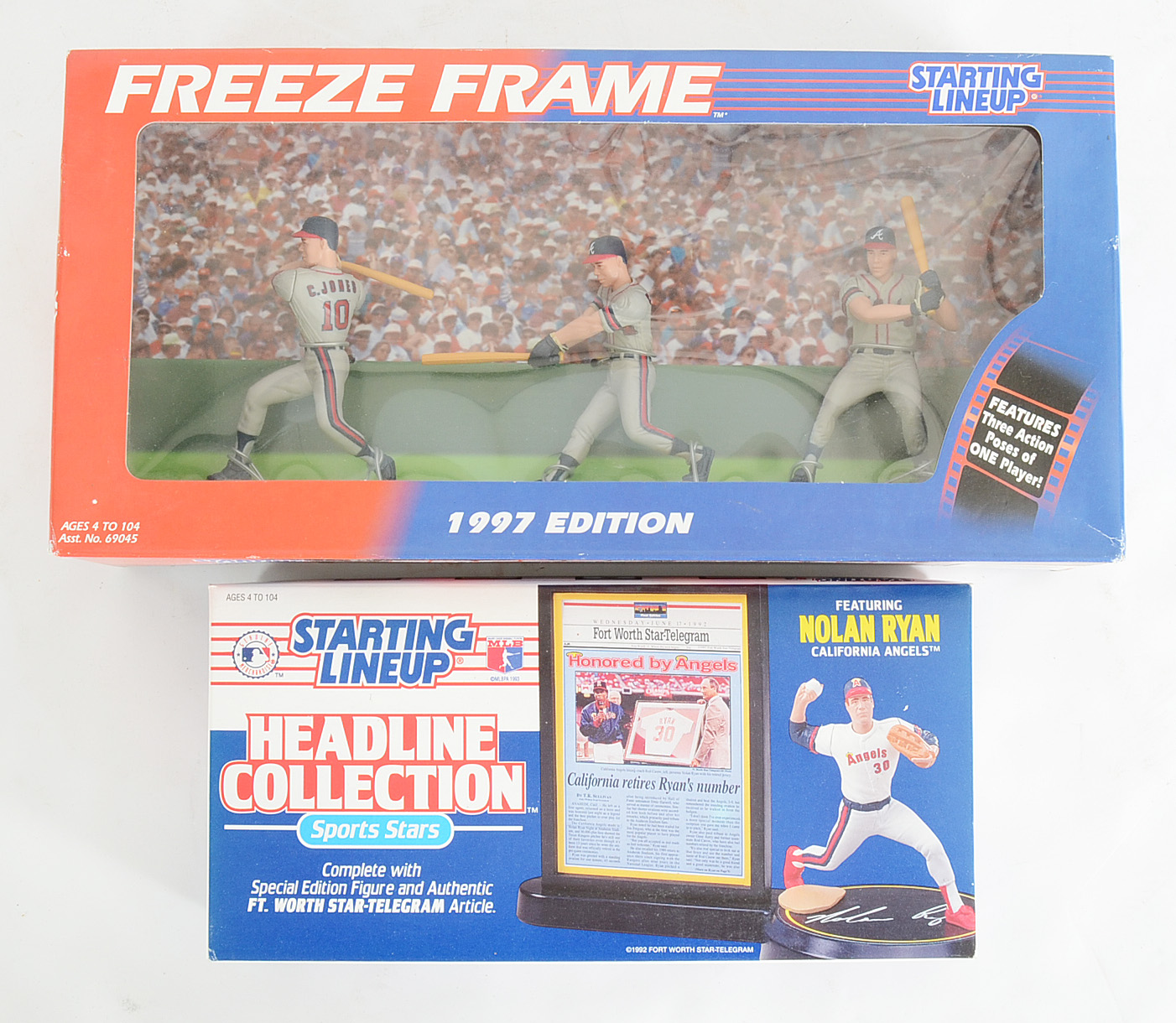 Collection Of Kenner Starting Line-Up Boxed Baseball Figures