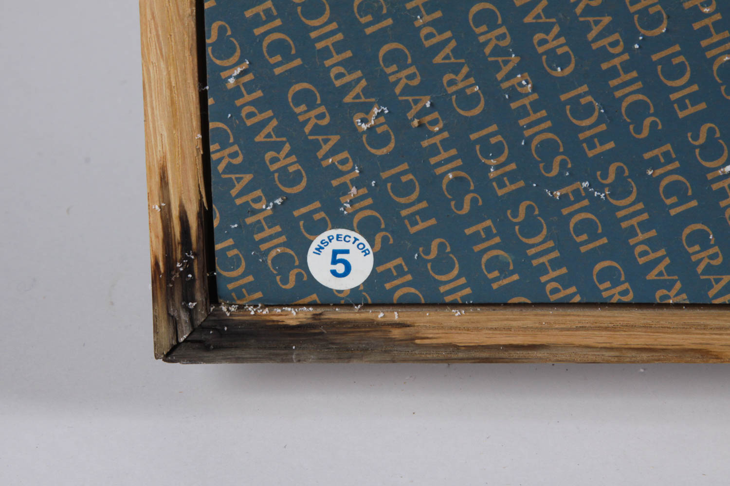 Wess Signed Embossed Paper Piece "Weaver"