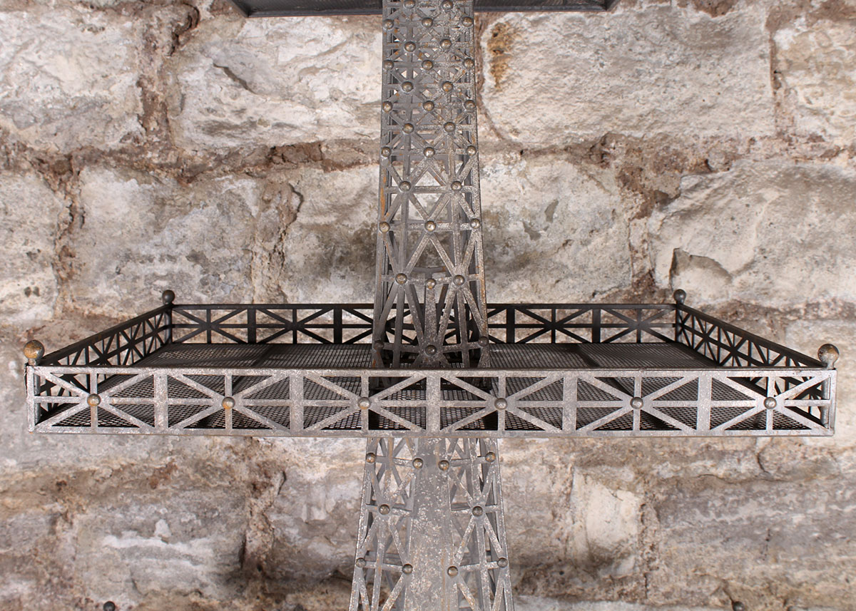 Large Metal Eiffel Tower Display Shelf