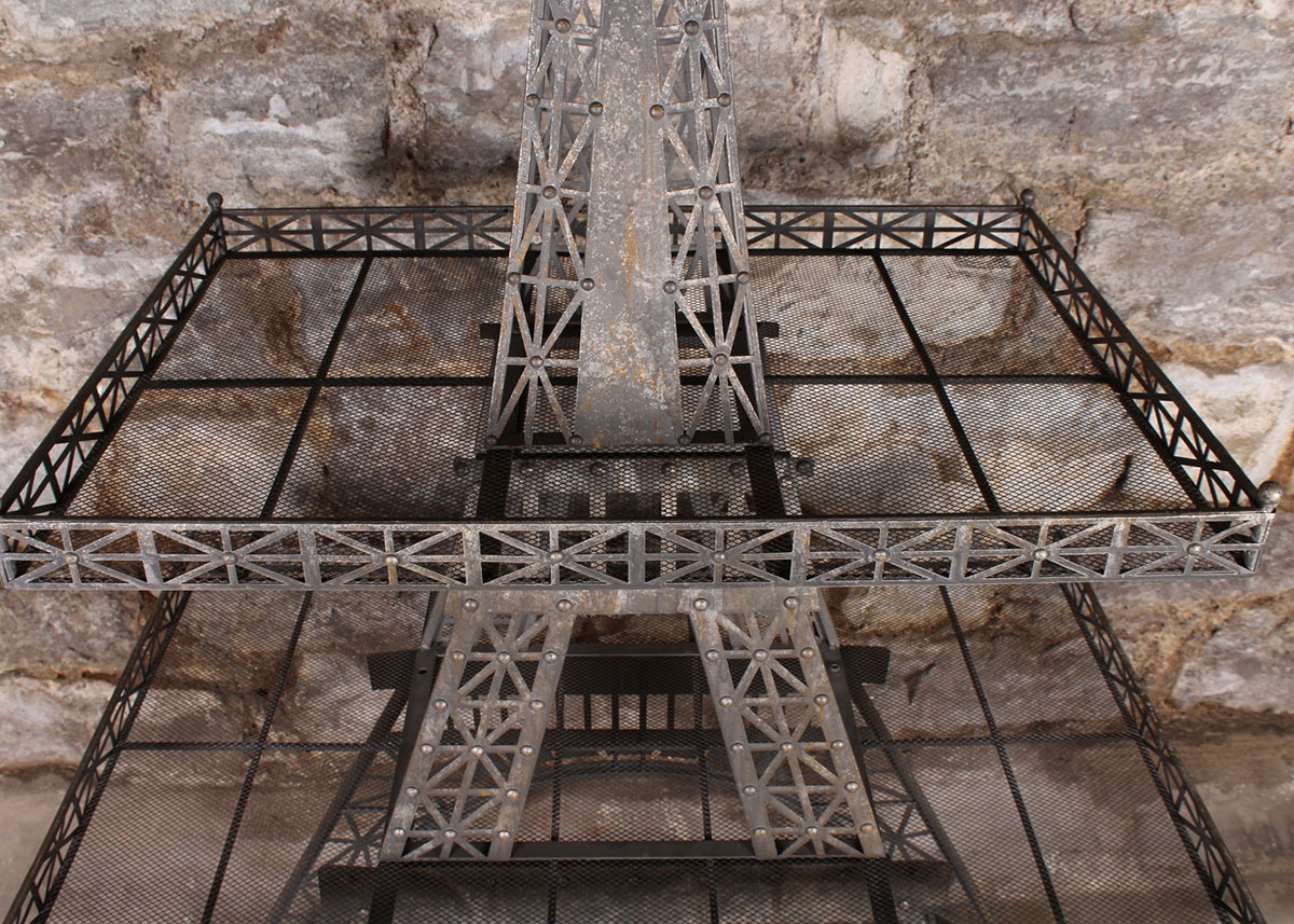 Large Metal Eiffel Tower Display Shelf