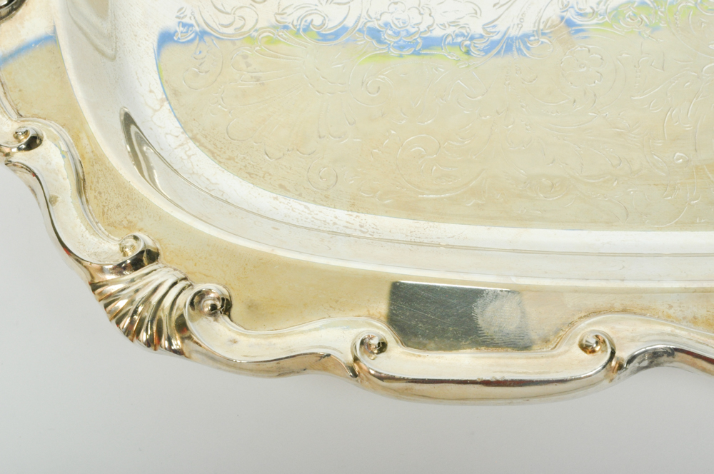 Collection of Silver Plated Serving Ware
