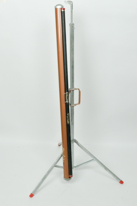 Vintage Velbon Tripod and Da-Lite Comet Projector Screen Set