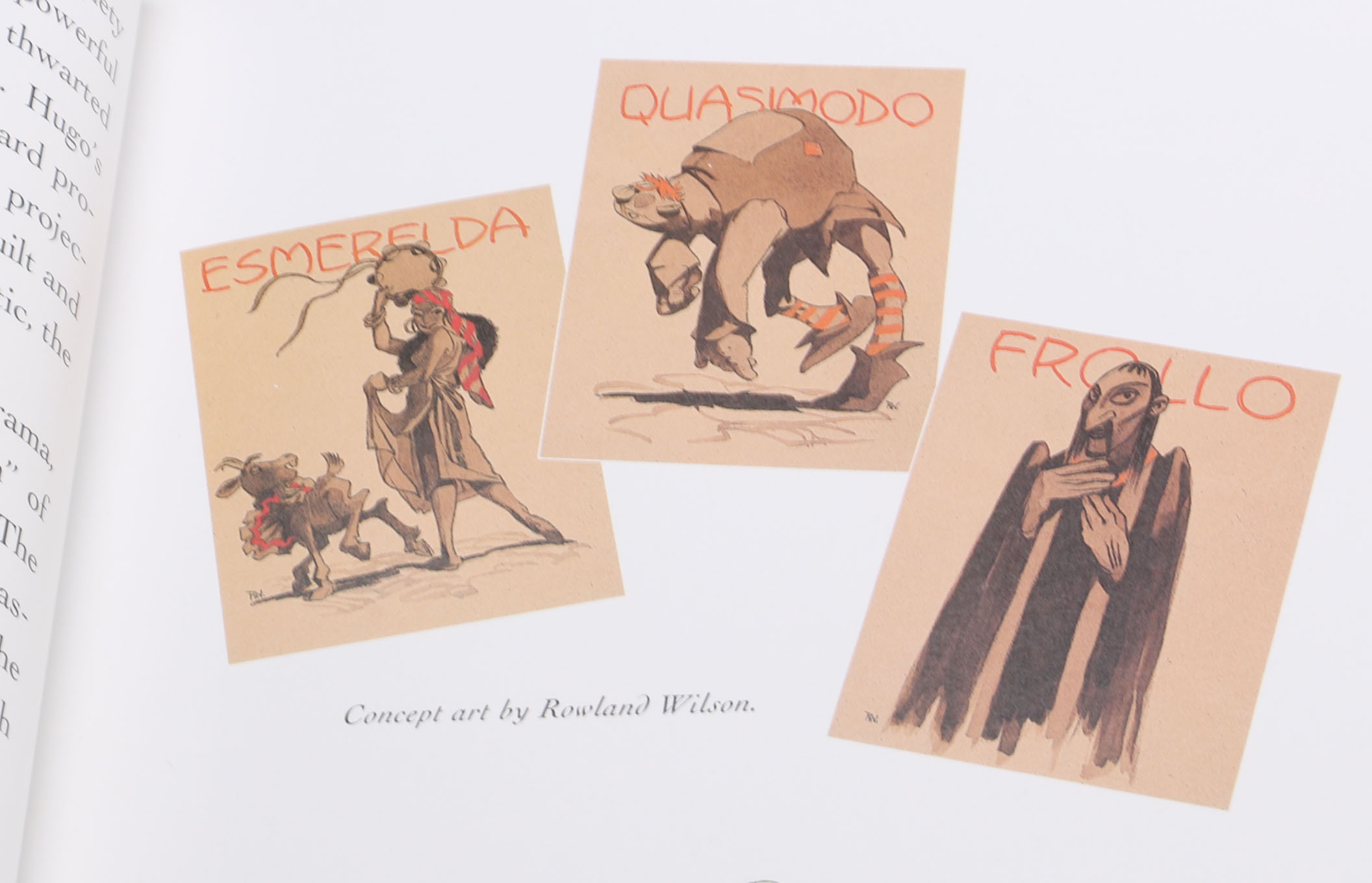 Signed First Edition "The Art of The Hunchback of Notre Dame"