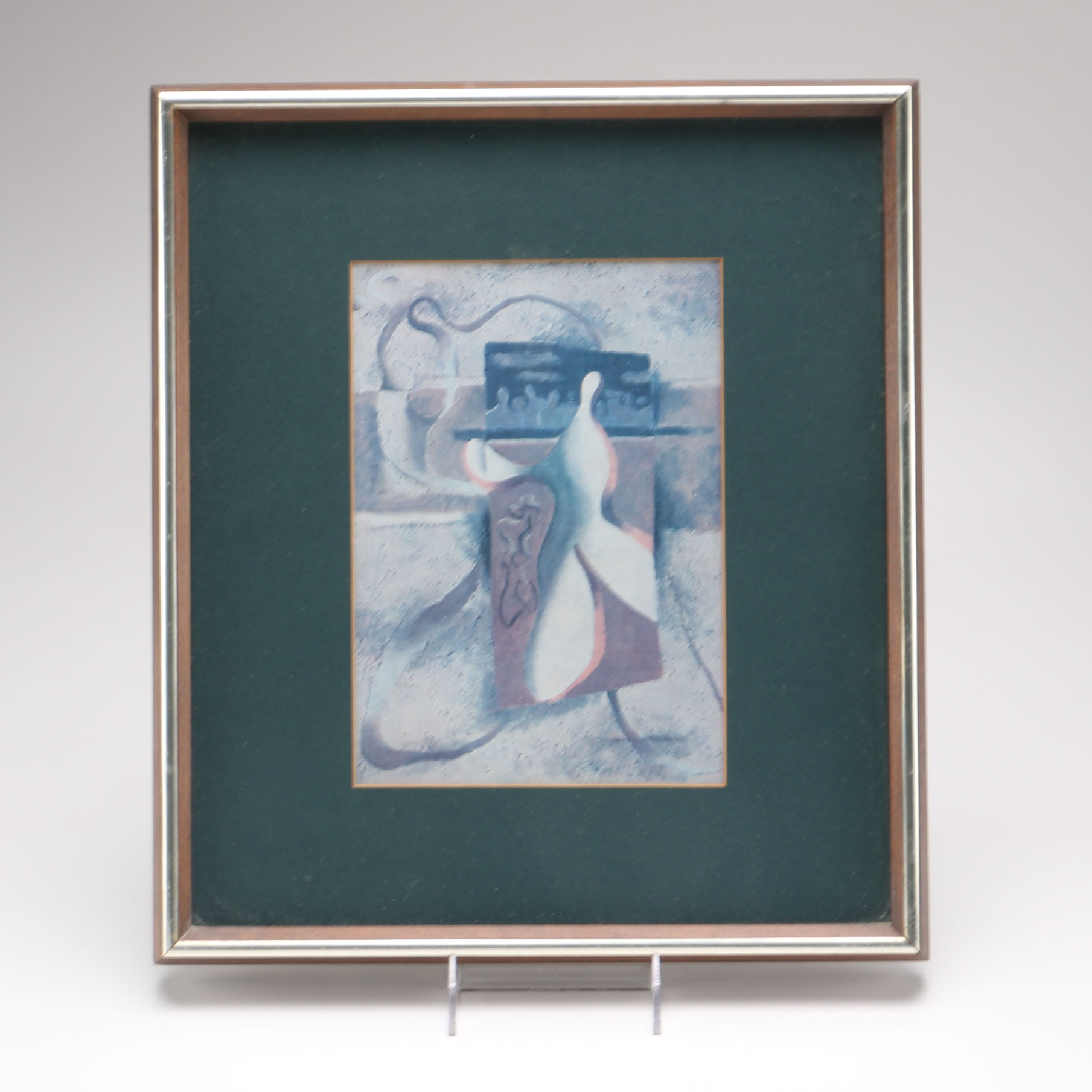 Abstract Framed Offset Lithograph