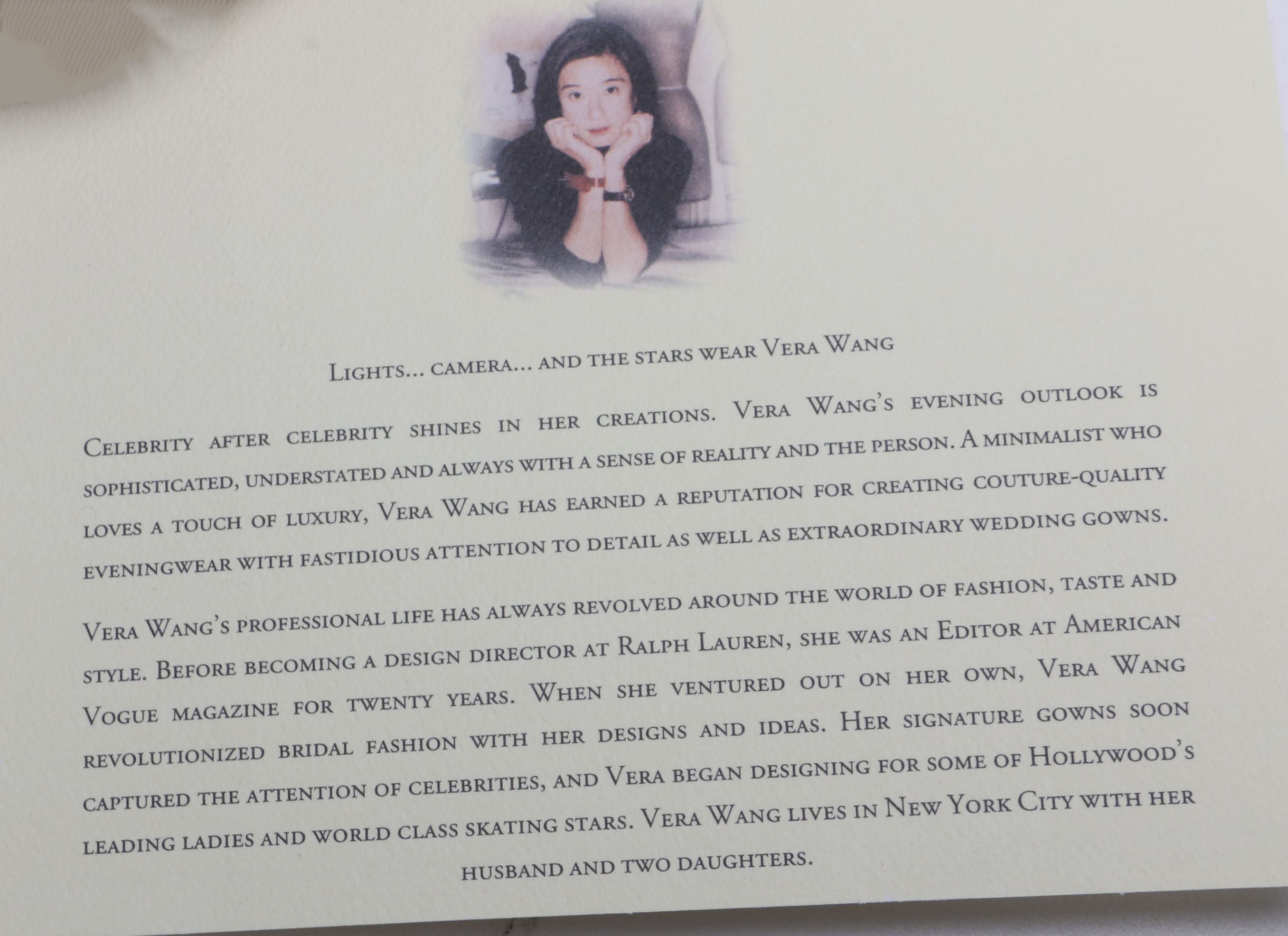 1999 Limited Edition "Vera Wang" Barbie