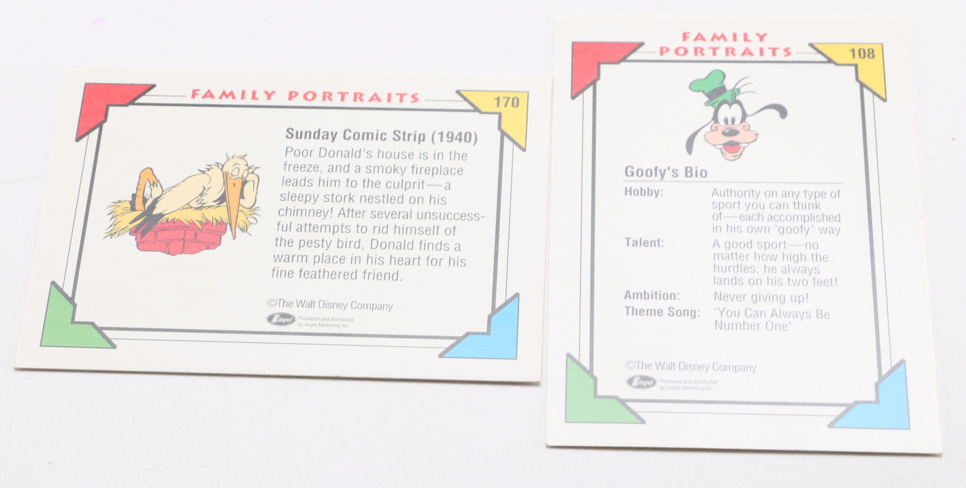 Collection of Treat Hobby Disney Trading Cards