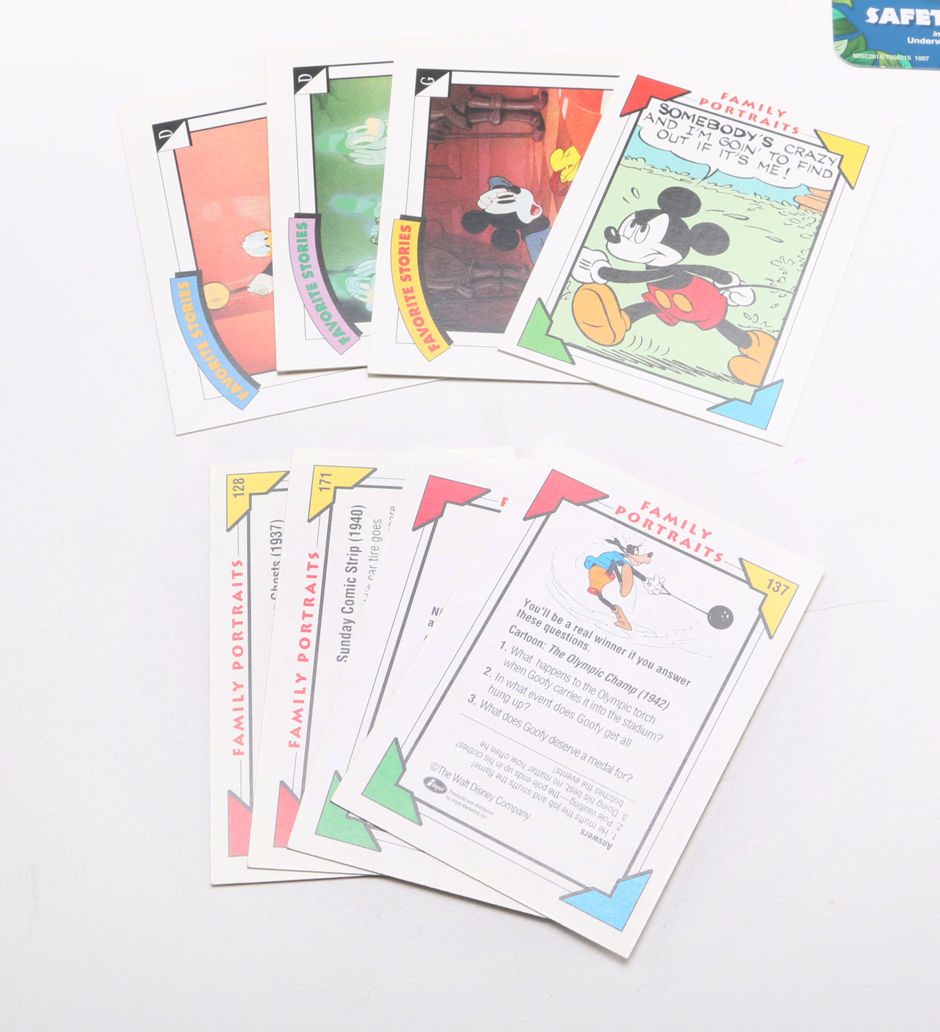 Collection of Treat Hobby Disney Trading Cards