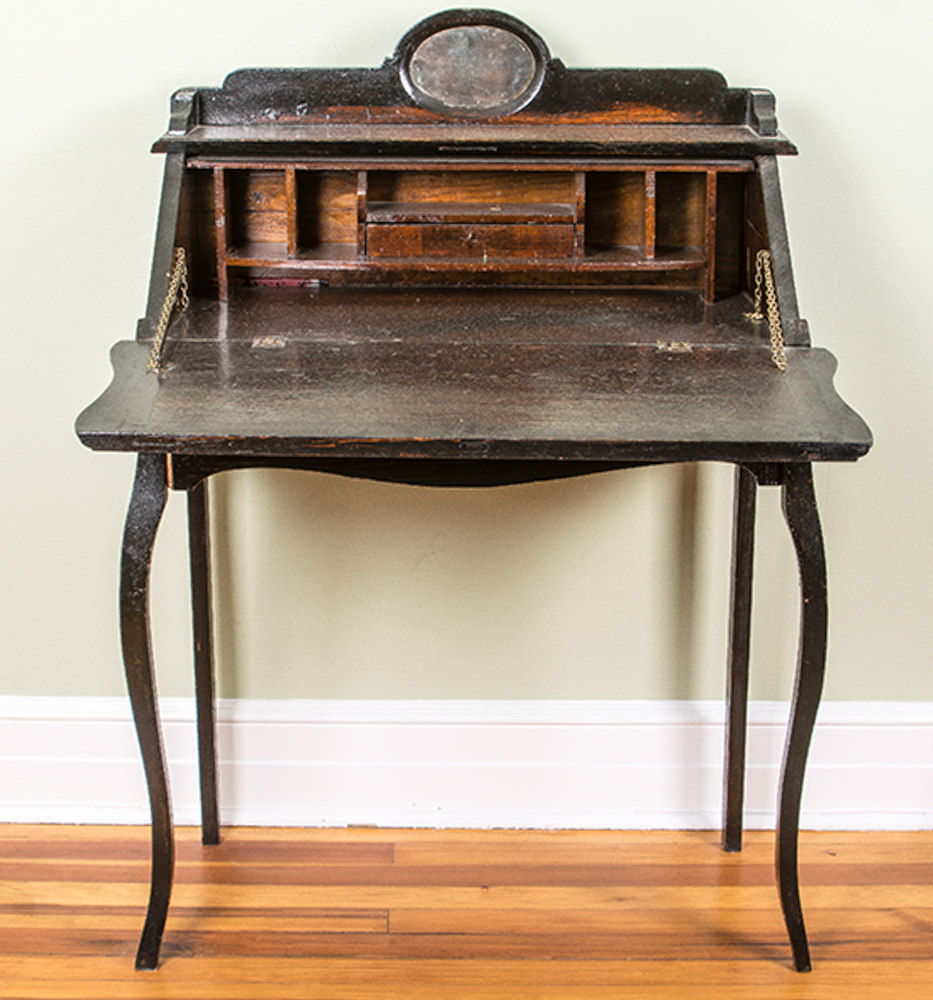 Antique Oak Ladies Writing Desk