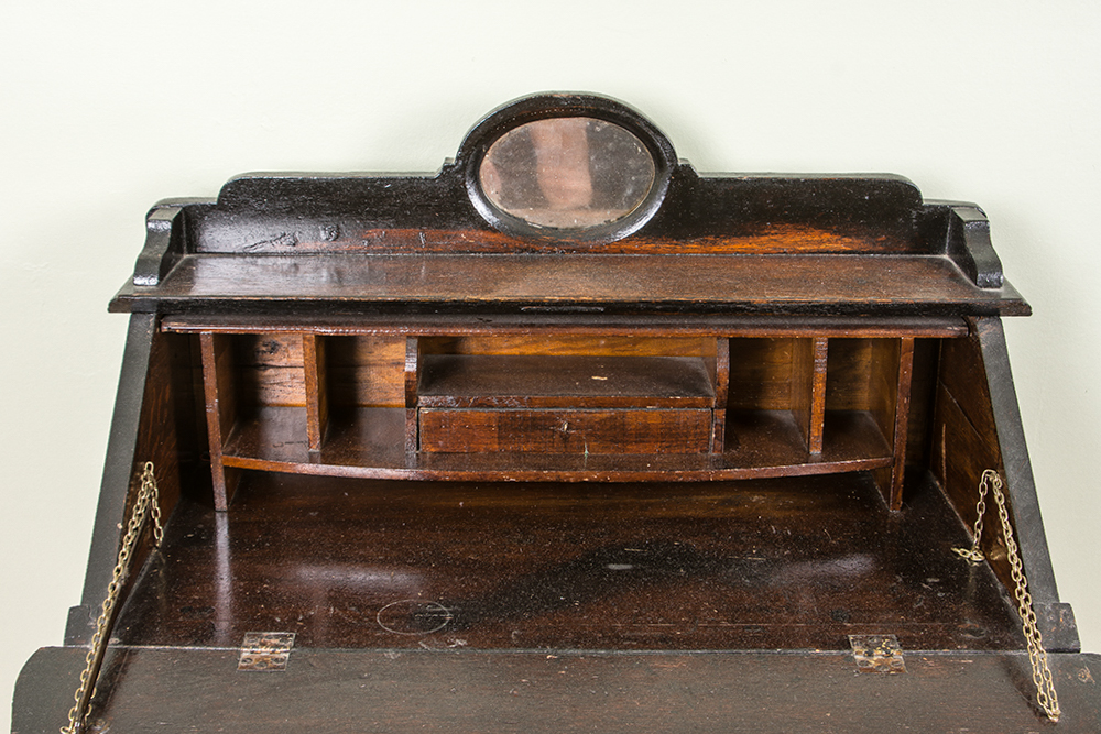 Antique Oak Ladies Writing Desk