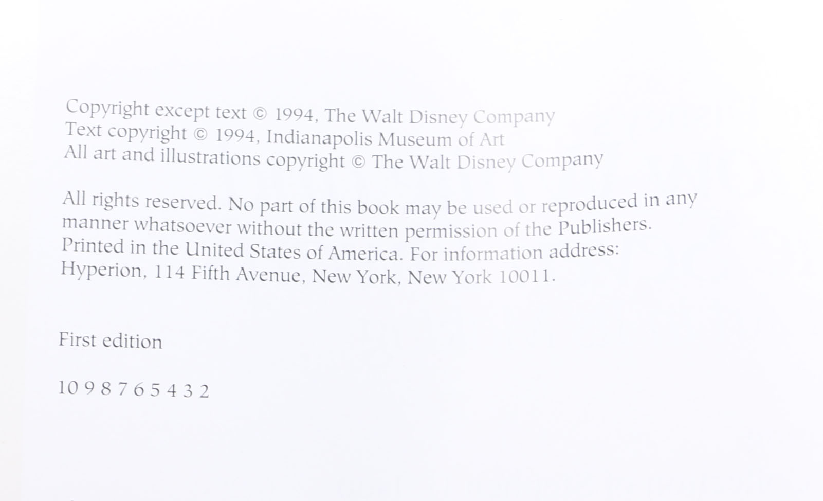 Assortment of Five Illustrated Disney Books