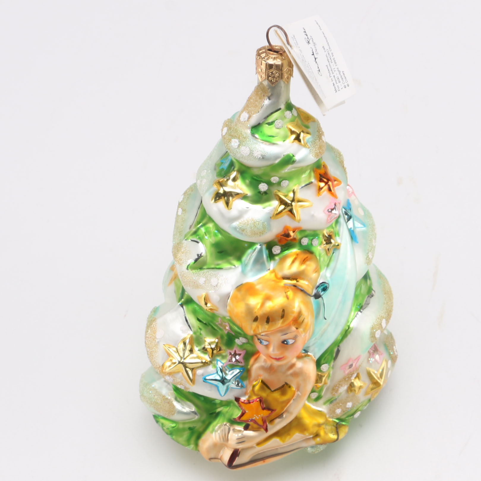 1996 Christopher Radko Disney's "Tinker Bell" Blown Glass Ornament