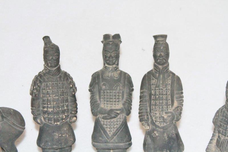 Replica Five Piece Terracotta Qin Warriors and Horse