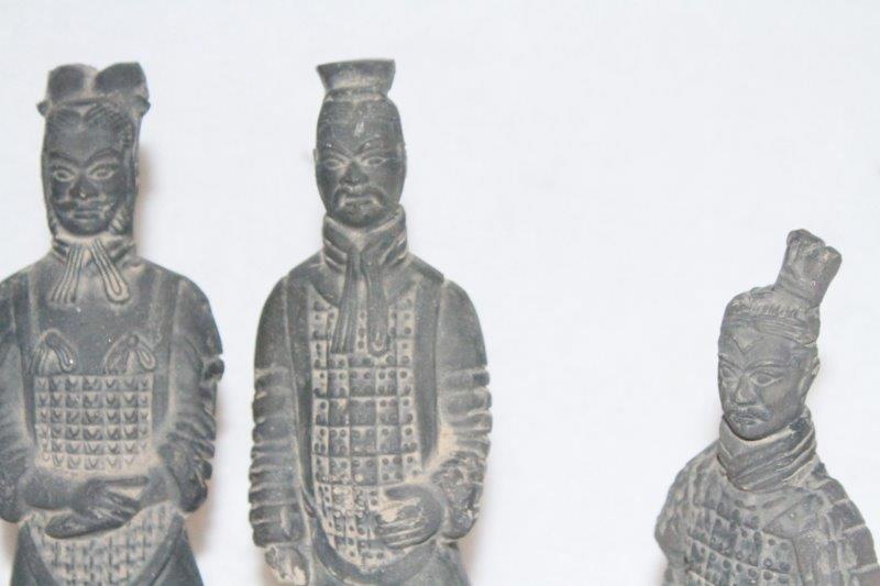 Replica Five Piece Terracotta Qin Warriors and Horse