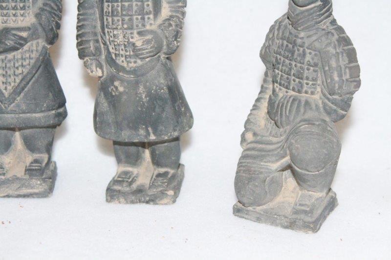 Replica Five Piece Terracotta Qin Warriors and Horse