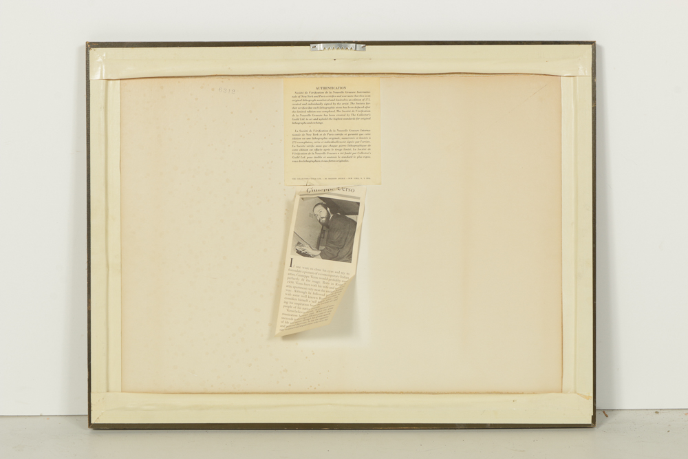 Giuseppe Verso Limited Edition Lithograph