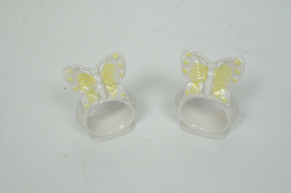 Grouping of Easter and Spring Kitchenware and Decor