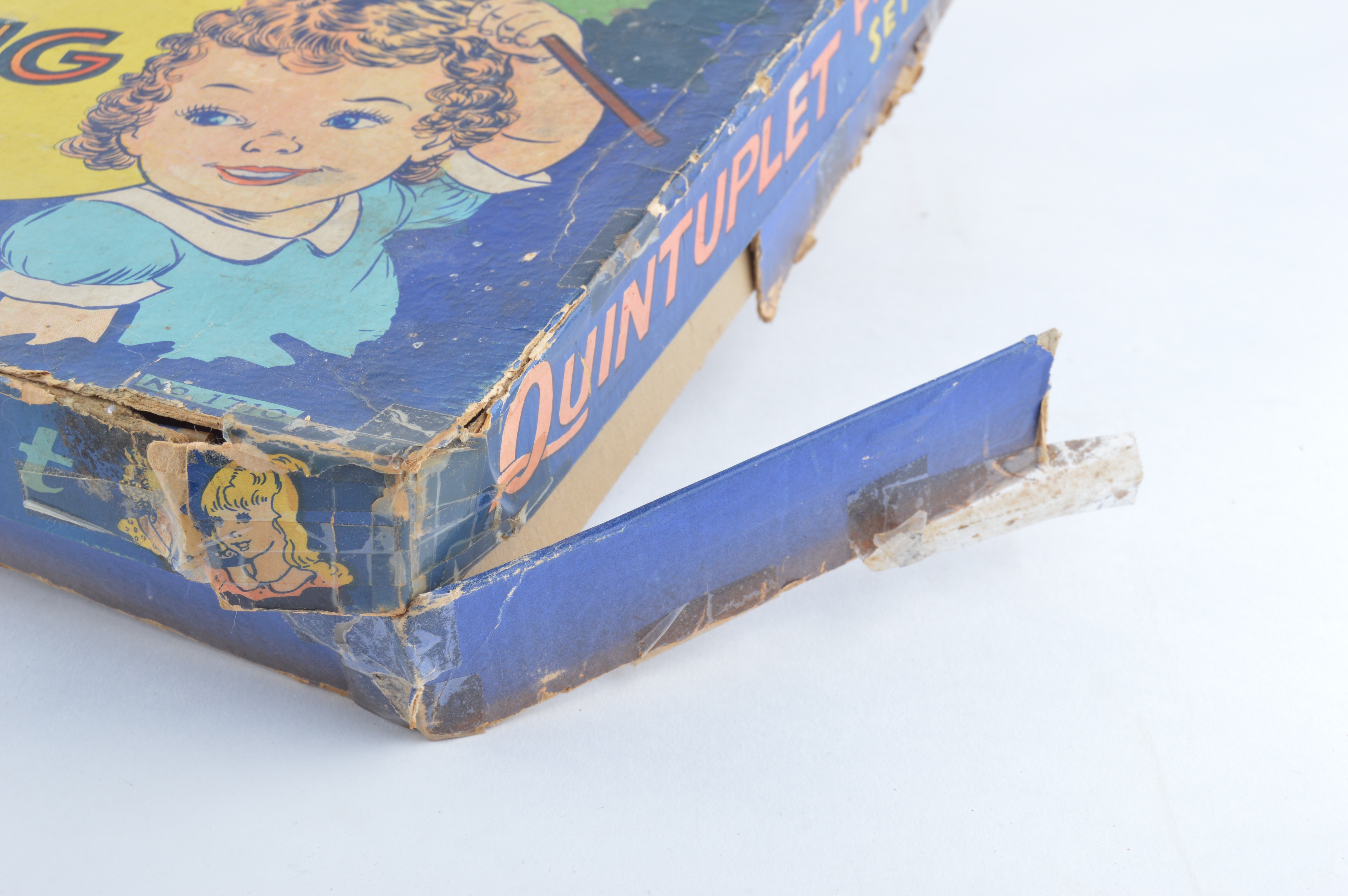 Two Vintage Dionne Quintuplets Play and Sewing Sets in Boxes