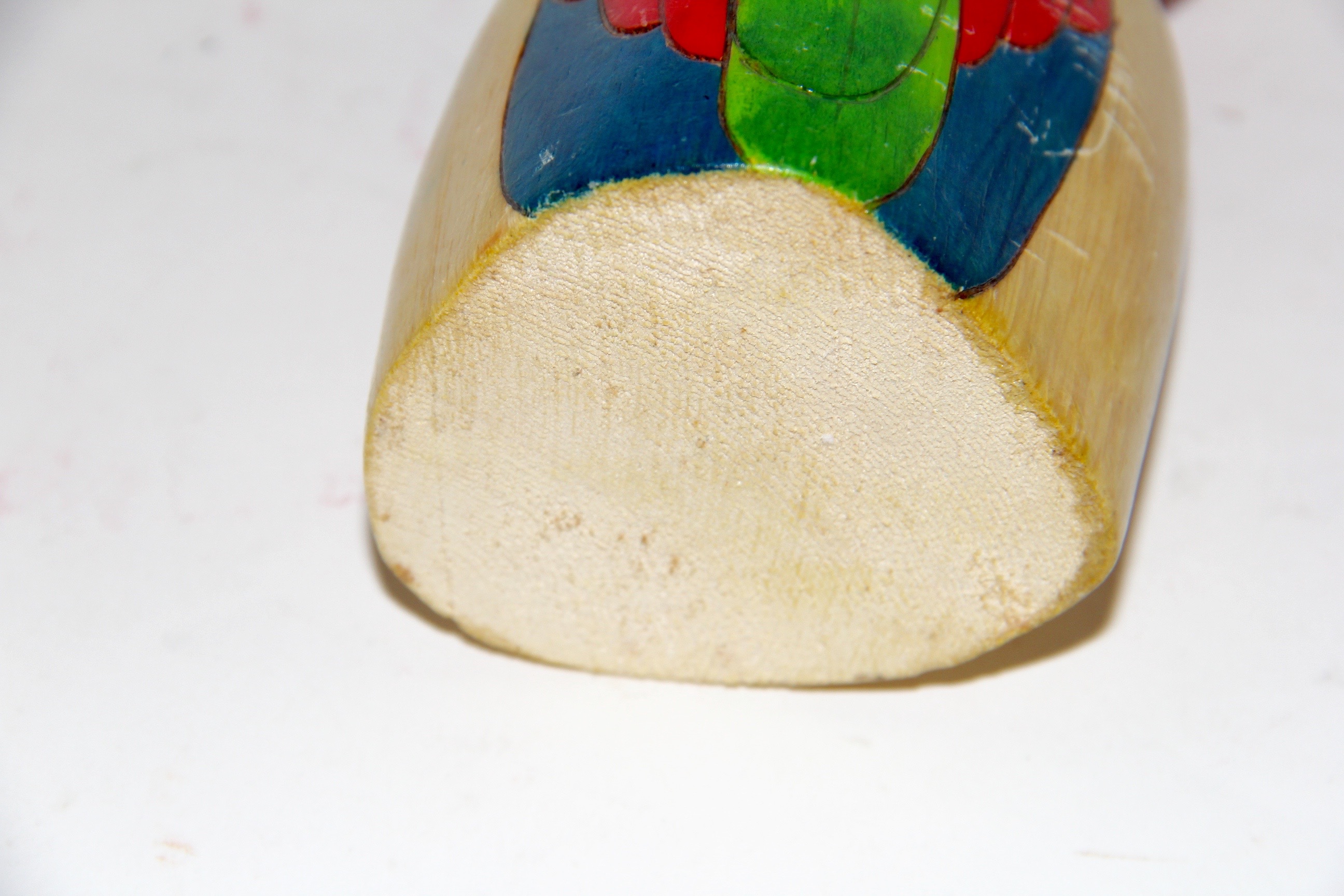 Hand Painted Wooden Toucans and Parakeet