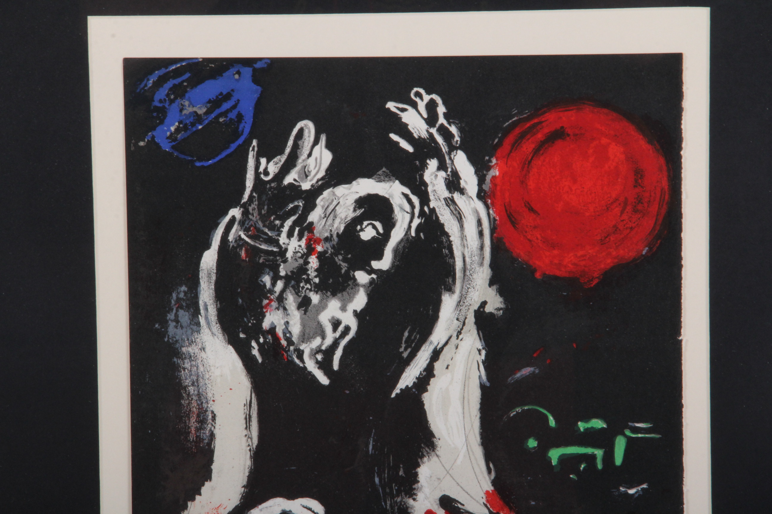Marc Chagall Color Lithograph "Isaiah" For "The Bible"