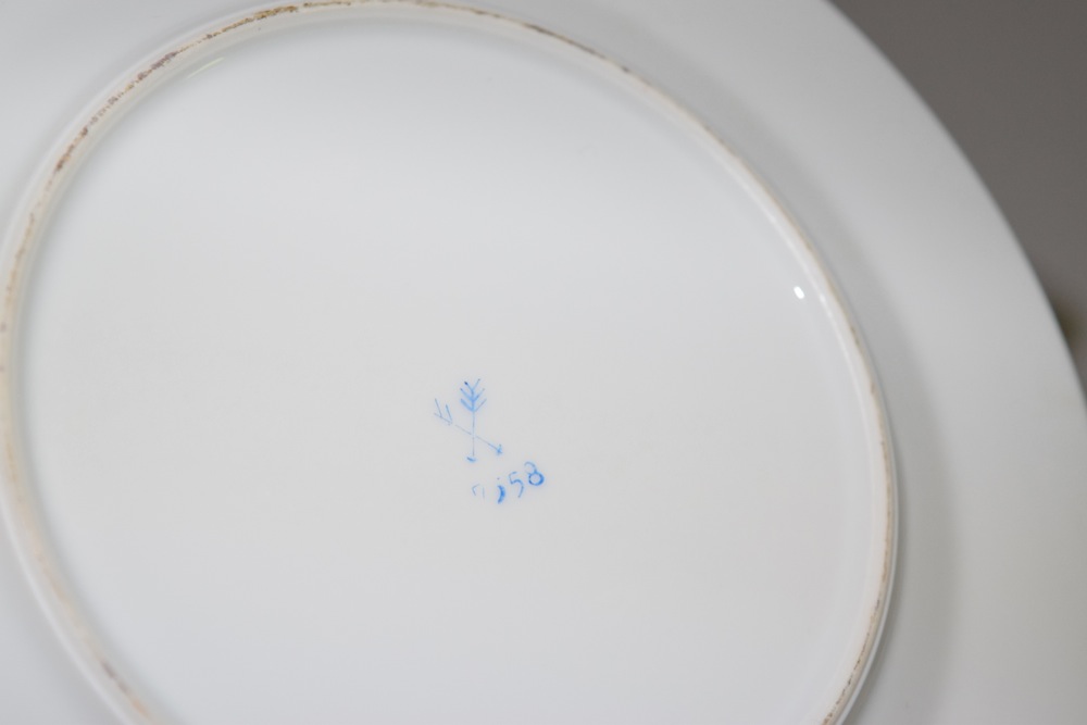 Vintage Vienna and Bavaria JKW Courting Couple Hand Painted Bavarian China