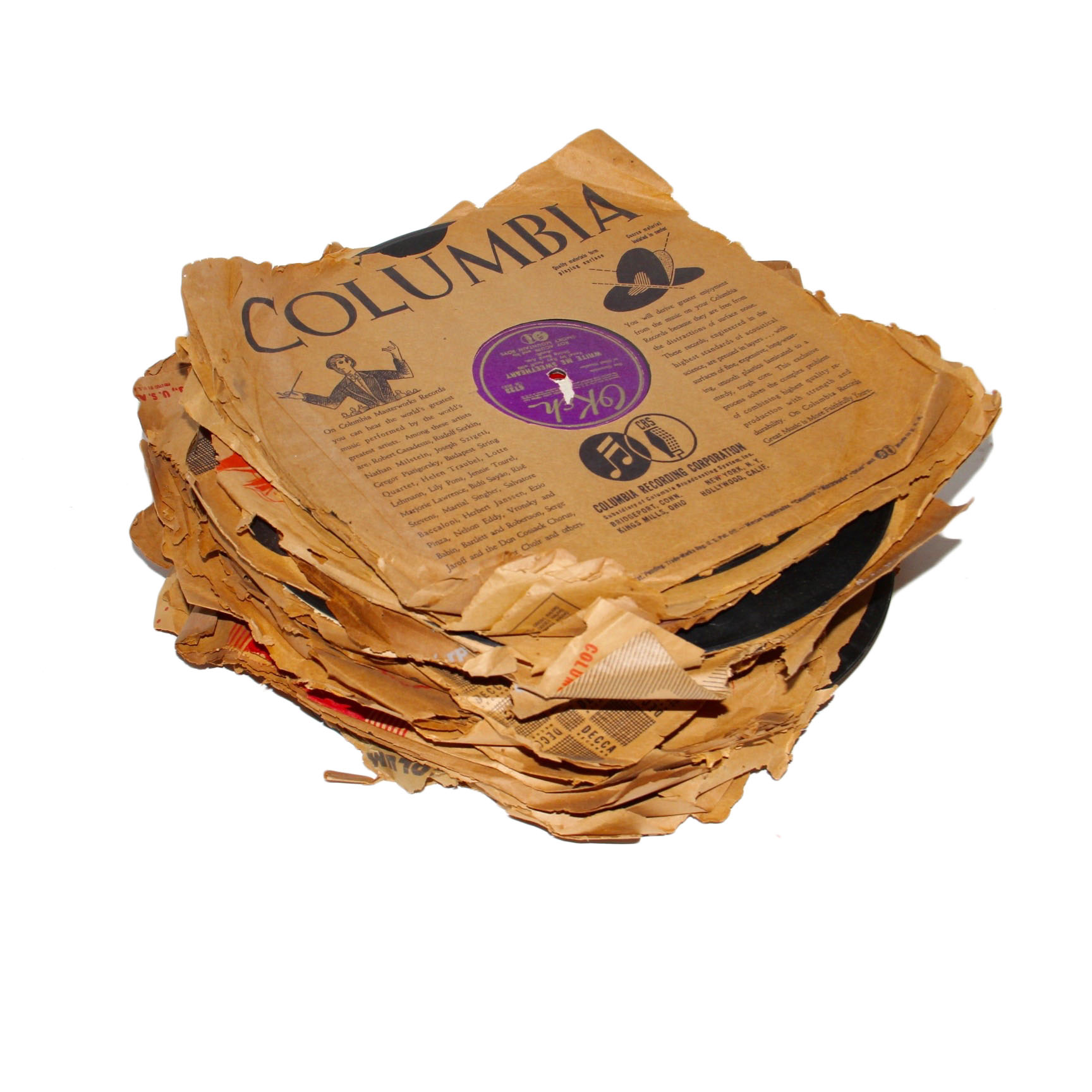 Collection of Forty-One 78 RPM Shellac Records