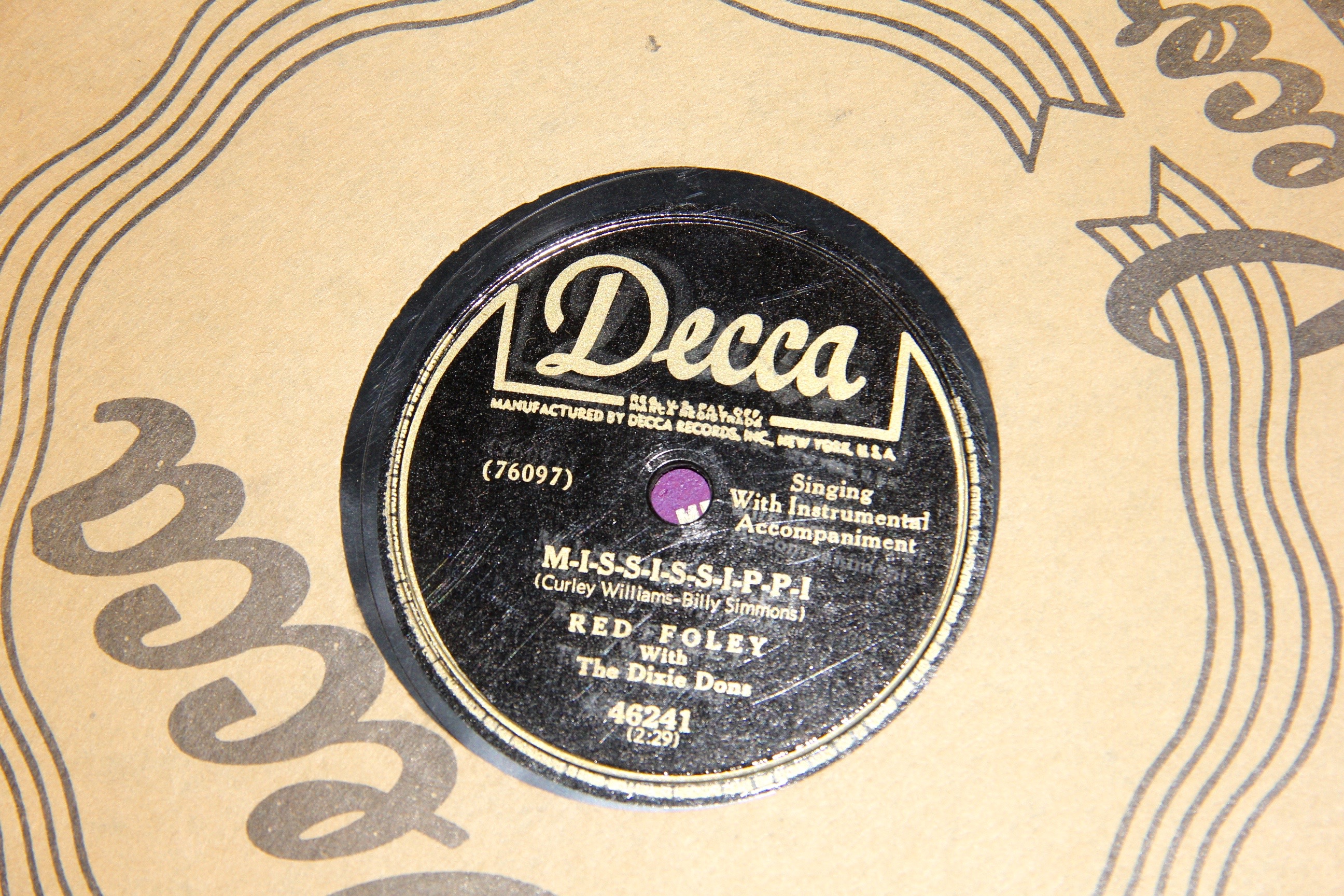 Collection of Forty-One 78 RPM Shellac Records