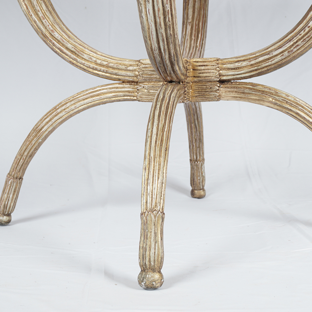 Lillian August for Hickory White "Park Avenue" Lamp Table with Mirrored Top