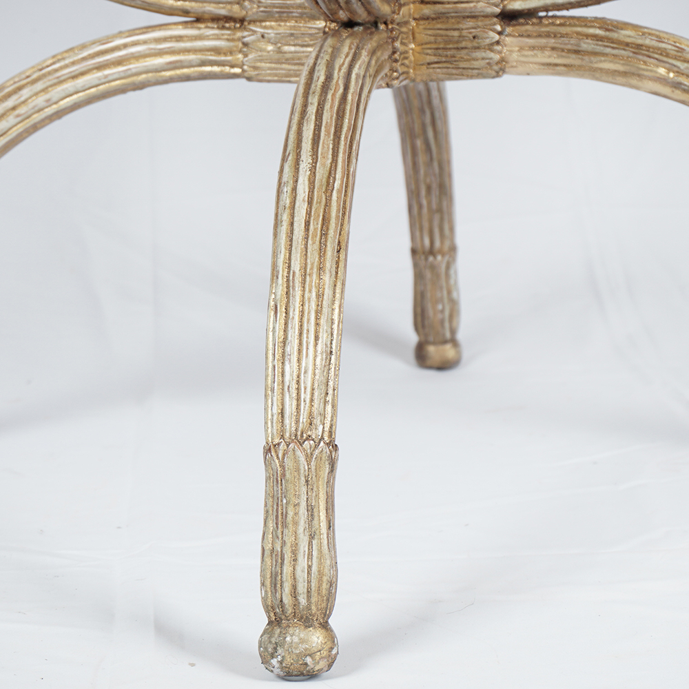 Lillian August for Hickory White "Park Avenue" Lamp Table with Mirrored Top