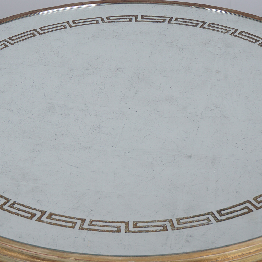 Lillian August for Hickory White "Park Avenue" Lamp Table with Mirrored Top
