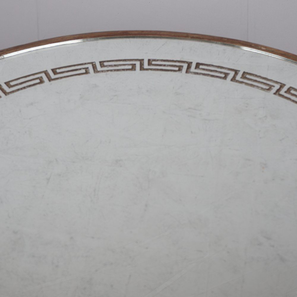 Lillian August for Hickory White "Park Avenue" Lamp Table with Mirrored Top